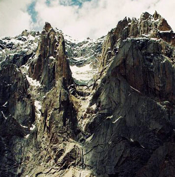 A view of Siachen Glacier