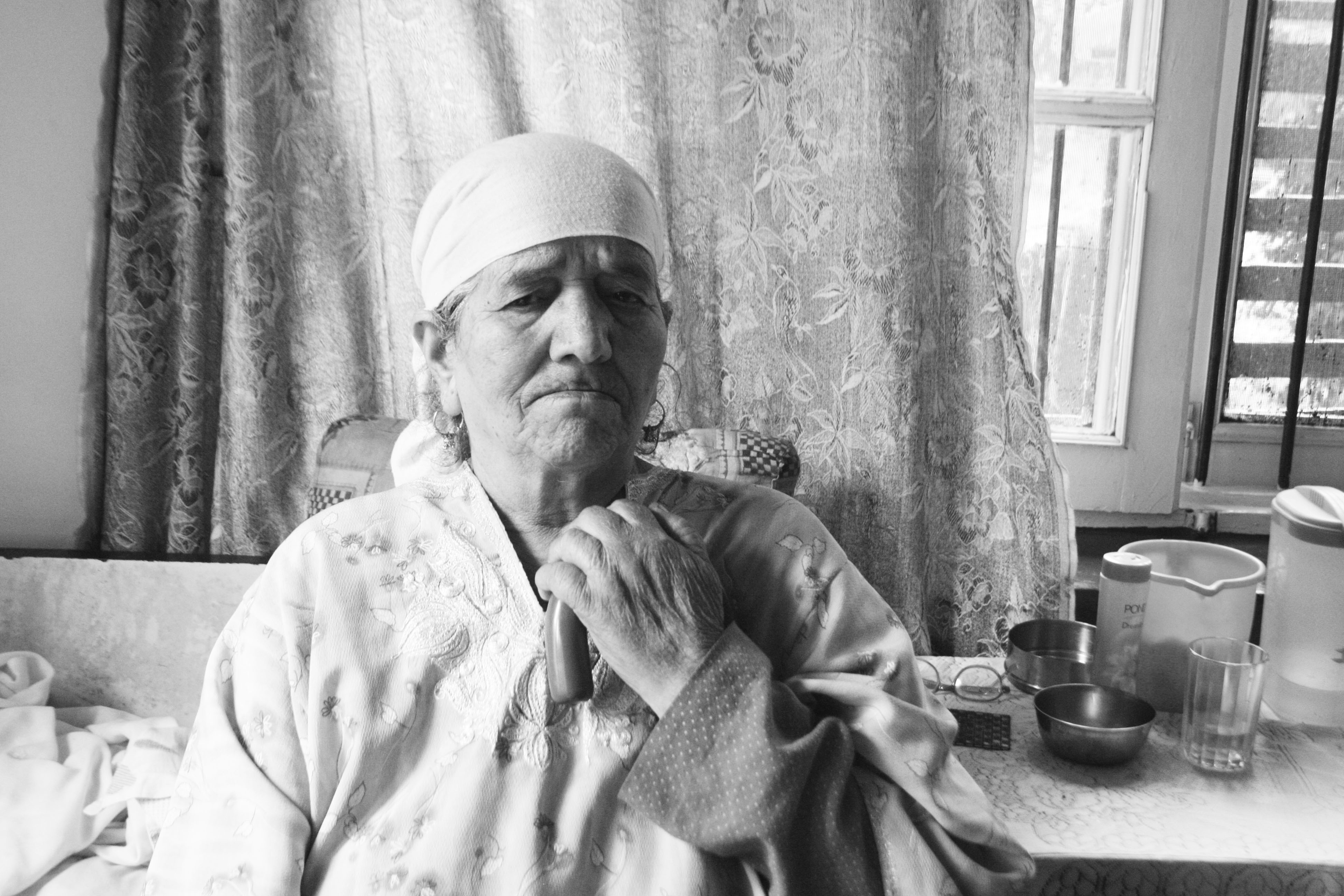 Mother of Abdul Majid Shah(inset)