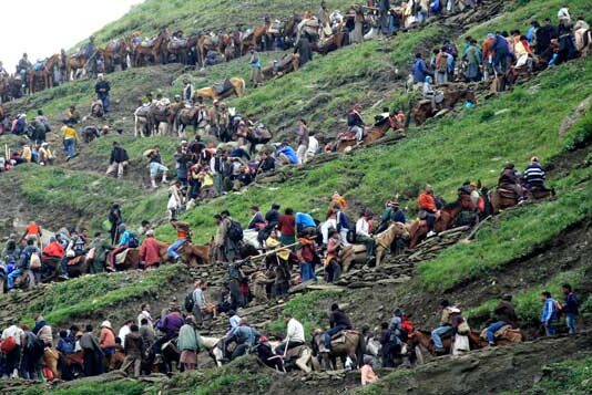 Way to Amarnath-Photo:Bilal Bahadur