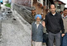 Nasir visits Charunda, near LoC
