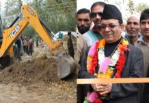 Const. of Hangoo-Neego Road Started