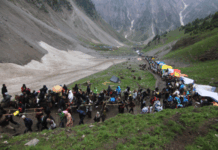 Over 1 Lakh Pilgrims Paid Obeisance At Amarnath Cave