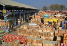 Substandard Baardana Packaging Threatens Mandi Operations Areal view of Sopore Fruit Mandi