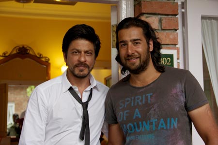 Sharukh Khan with Khawar Jamsheed