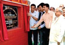 Unfair Games J&K sports minister RS Chib laying foundation of sports stadium at Samba, Jammu