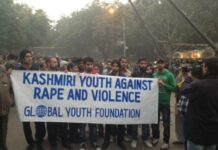 Kashmiris Held Protest in Delhi