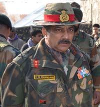 GoC 19th Infantry Division, VG Khandare denies pakistani claims that his troops crossed over : Photo: Abid Nabi GoC 19th Infantry Division, VG Khandare denies pakistani claims that his troops crossed over : Photo: Abid Nabi