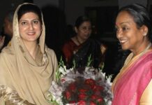 Our Women Lives In Different Conditions: Dr Shahnaz Dr Shahnaz with Lok Saba Speaker Meera Kumar in New Delhi