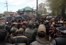 Protests In Shivpora Against Alleged Conversions