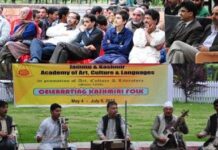 Kashmir Folk Festival Reaches Zabarwan