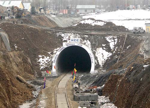 South Asia’s second largest tunnel. Pic: Bilal Bahadur