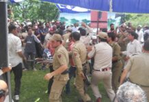 Clashes Within NC; Police Resorts To Lathicharge
