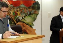 CM Administers Oath To Basharat Dhar As Chairperson SERC
