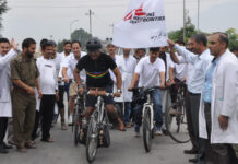 Dr Unni Karunakara to Cycle 5000 kms From Srinagar to Kerala
