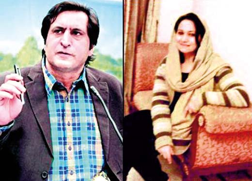 Sajad Lone and his Pakistani wife Asma Lone