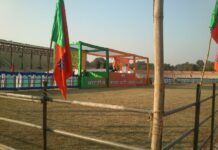 The Venue a day ahead of Modi’s ‘Lalkaar’
