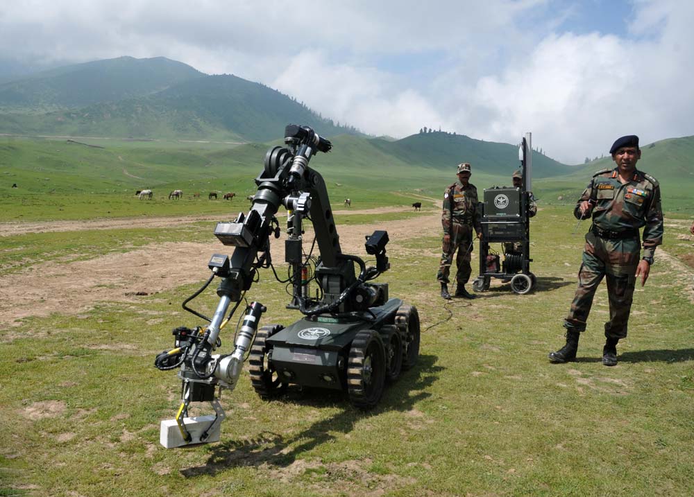 Mechanical Treatment: In their defense, army say: during the peak of militancy, scores of encounters took place in the meadow and many ammunition dumping sites were also unearthed.