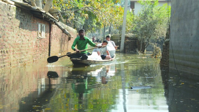 Locals during rescue operation.