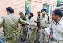 Police taking Gulzar Peer under custody