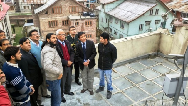 Governor at IMD, Rambagh Srinagar.