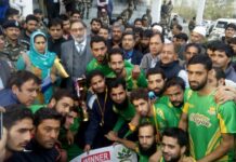 FinMin Drabu Cheers For Home Team At Home Turf