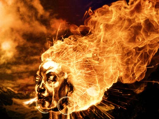 burningWoman