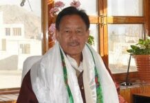 Dr Sonam Dawa Lompo is CEC Leh