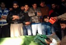 Amid Strong Pro-Freedom Protests, Slain HMT Youth Laid to Rest