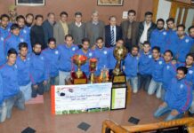 Chairman Felicitates J&K Bank Football Team, Announces Cash Prize