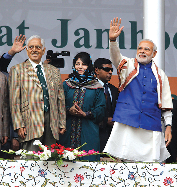 PM Narendra Modi in Srinagar on November 07, 2015. (KL file Image: Bilal Bahadur)