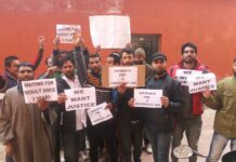Job Seekers in Fire & Emergency Services Deptt Protest Official Apathy