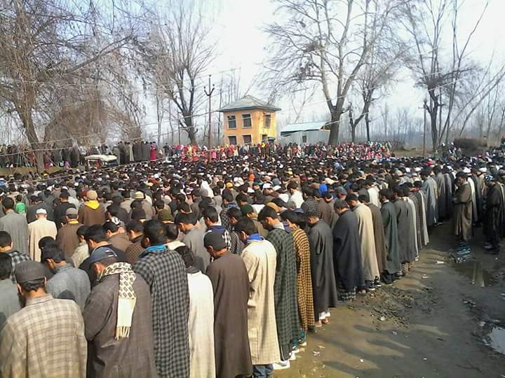 Funeral of LeT Militant