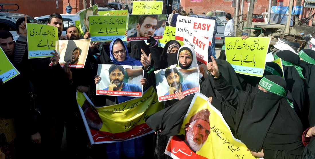 Hurriyat g Protest 1