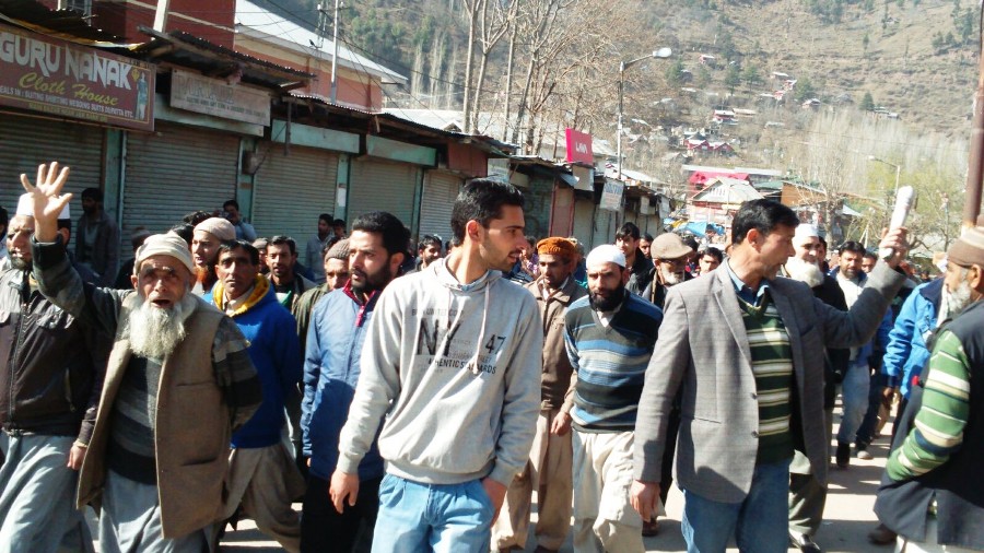 People in Uri protesting against NFSA. 