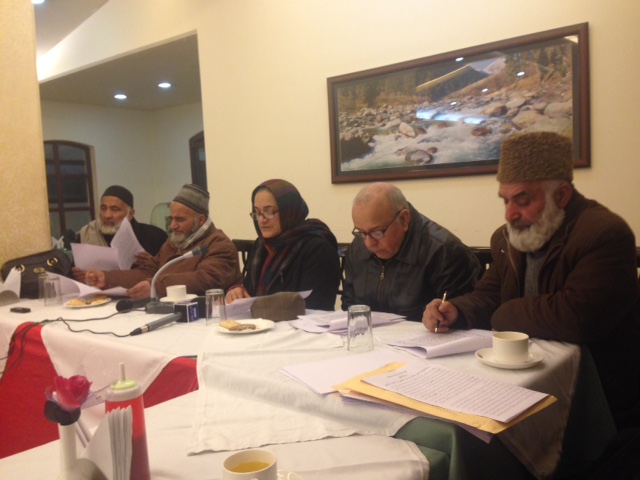 KCSDS during a press conference in Srinagar.