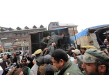JKLF Holds Rally in Lal Chowk, Demands Mortal Remains of Bhat, Guru
