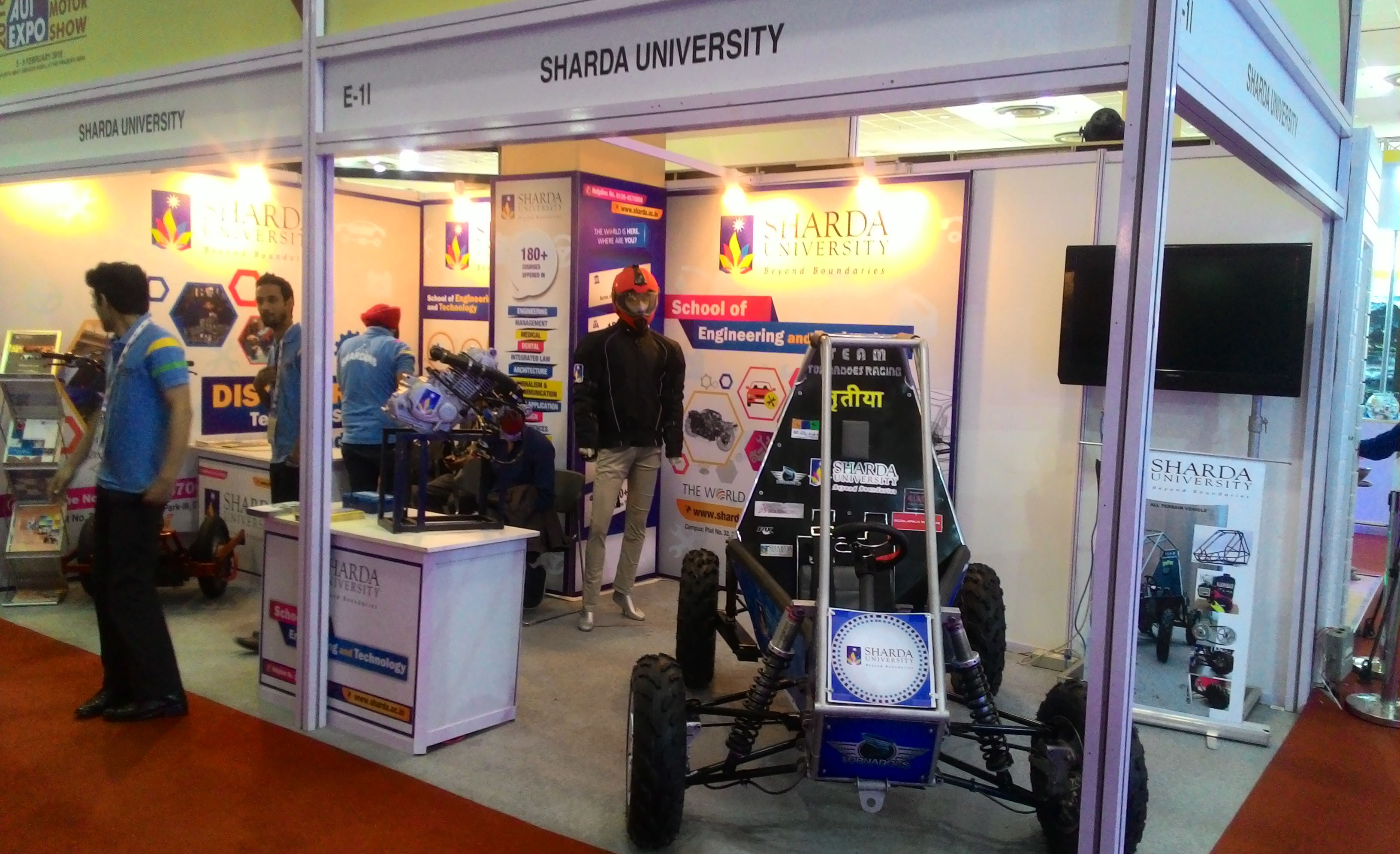 Bikers Jacket on display in Auto Expo, Greater Noida