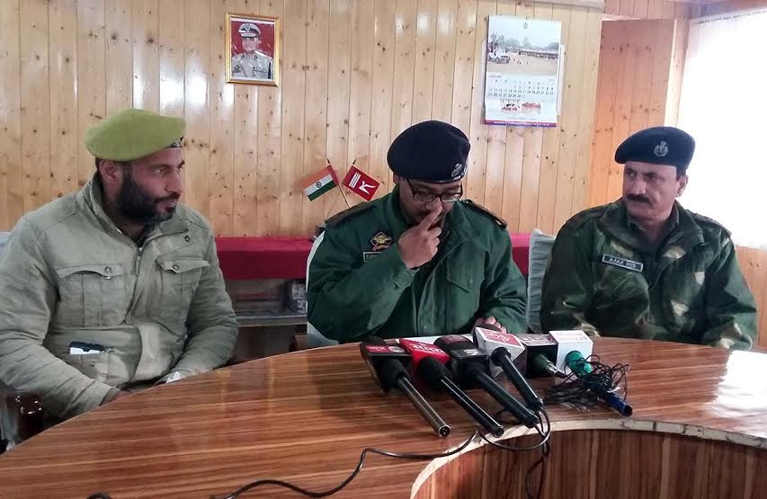 SSP Islamabad, Mohammad Jabbar, addressing media in Islamabad on Saturday.