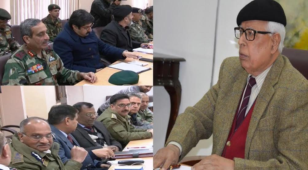Vohra reveiwing security situation in Kashmir