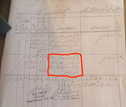 The CD Hospital Officials produce this document claiming the ownership of the land.