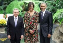 When Mrs Obama Wore ‘Kashmiri Gown’ for Cuba Dinner!