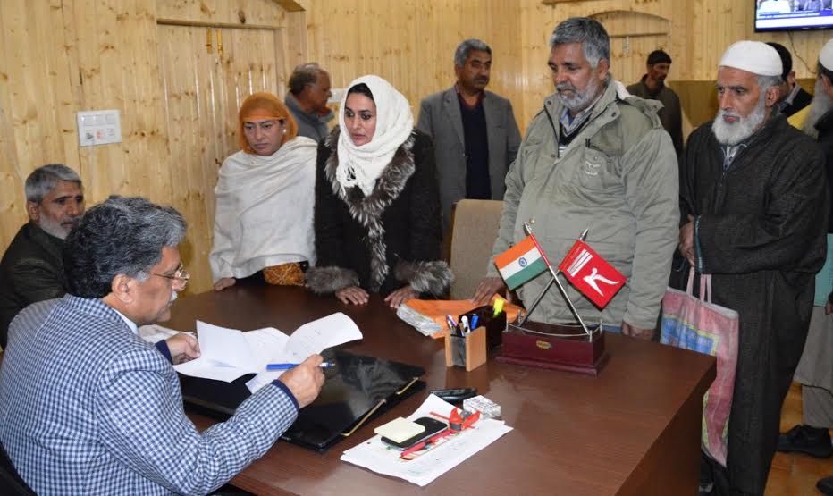 Khurshid Ganie attending Public