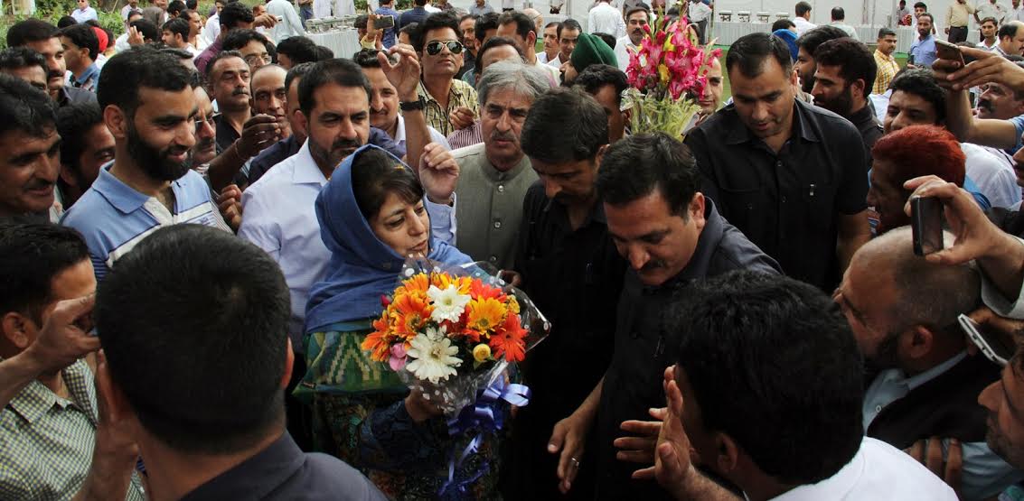 CM Mehbooba Mufti in Jammu 1