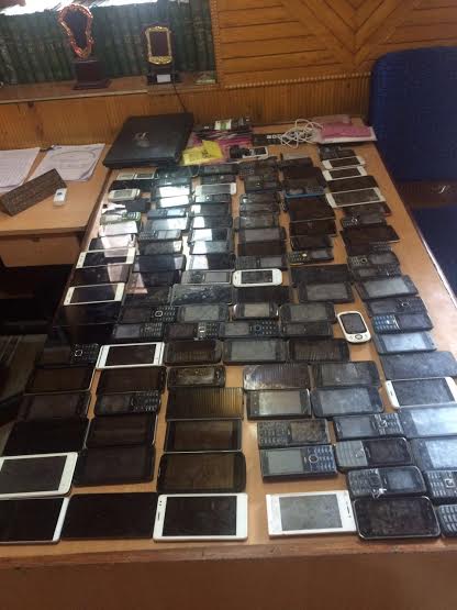 Cell Phones Recovered in Pulwama