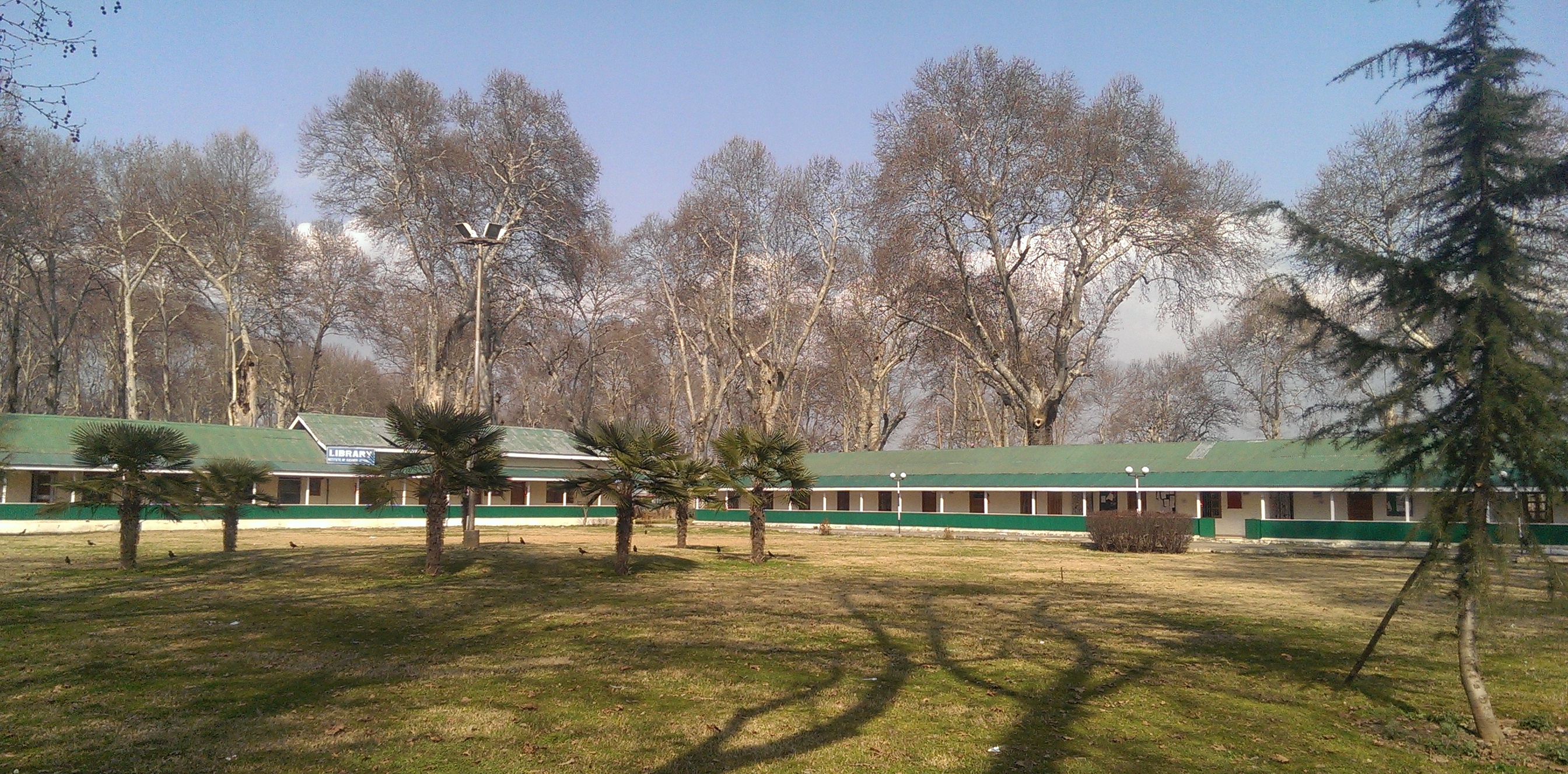 The premises of Institute of Kashmir Studies (IKS), University of Kashmir.