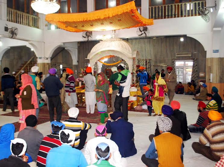 Baisakhi celebrations in Srinagar on April 13, 2016. (KL Image: Bilal Bahadur)