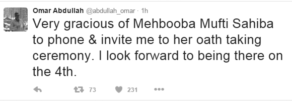Omar Tweet