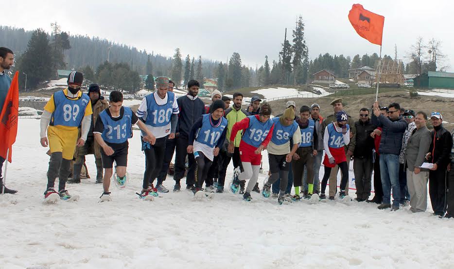 Snow Shoe Event 2016 in Gulmarg