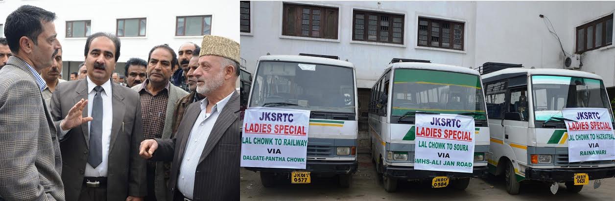 Special Bus Service for Women in Srinagar