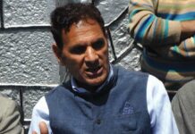 MLA Home Shalibugh protests in assembly over setting up of Forces Camp in Shamsipora